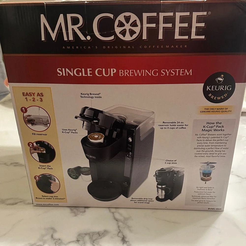 Mr. Coffee Single Cup Brewing System - Black